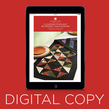 Digital Download - Flickering Starlight Reversible Table Runner Pattern by Missouri Star Primary Image