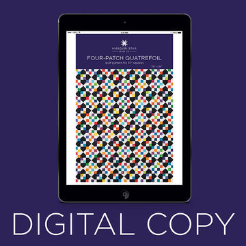 Digital Download - Four-Patch Quatrefoil Quilt Pattern by Missouri Star Primary Image