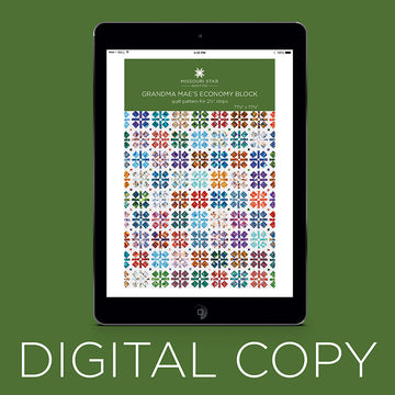 Digital Download - Grandma Mae's Economy Block Quilt Pattern by Missouri Star Primary Image