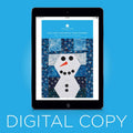 Digital Download - Half - Hexy Snowman Table Runner Pattern by Missouri Star