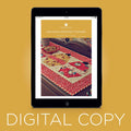 Digital Download - Hexagon Ornament Table Runner Quilt Pattern by Missouri Star