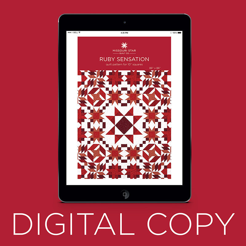 Digital Download - Ruby Sensation Quilt Pattern by Missouri Star Primary Image