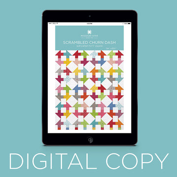Digital Download - Scrambled Churn Dash Quilt Pattern by Missouri Star Primary Image