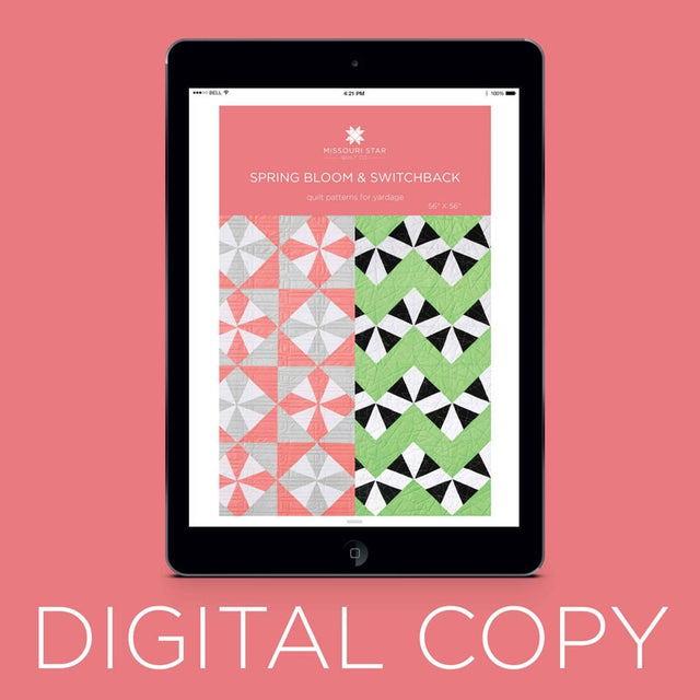 Digital Download - Spring Bloom & Switchback Quilt Pattern by Missouri Star Primary Image