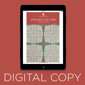 Digital Download - Starlight Log Cabin Quilt Pattern by Missouri Star Primary Image