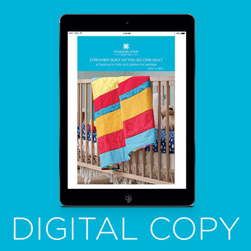 Digital Download - Streamer Quilt As You Go Crib Quilt Pattern by Missouri Star Primary Image