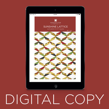 Digital Download - Sunshine Lattice Quilt Pattern by Missouri Star Primary Image