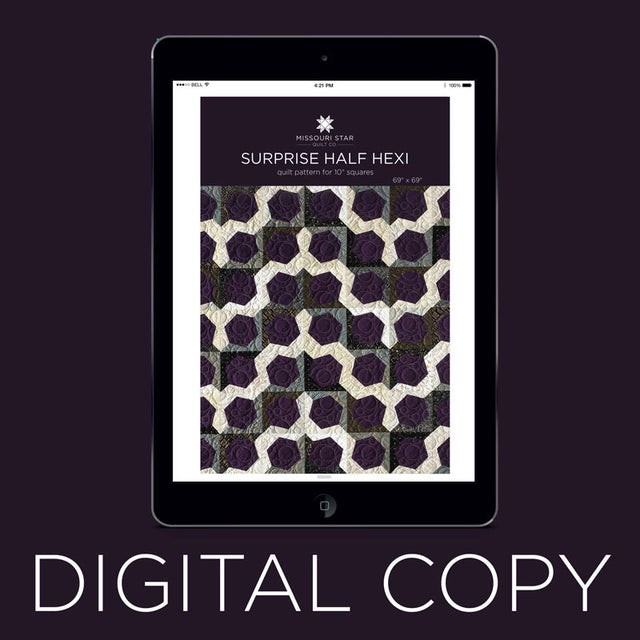Digital Download - Surprise Half Hexi Quilt Pattern by Missouri Star Primary Image