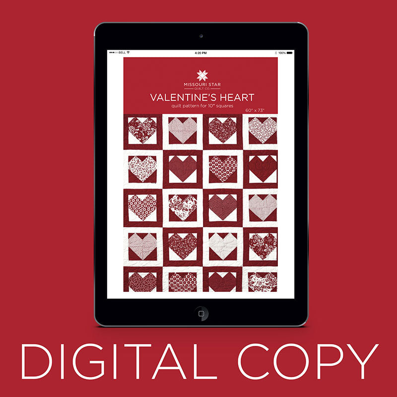 Digital Download - Valentine's Heart Quilt Pattern by Missouri Star Primary Image
