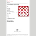 Digital Download - Radiance Quilt Pattern by Missouri Star