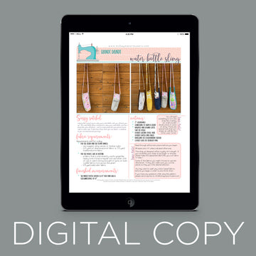 Digital Download - Water Bottle Sling Pattern Primary Image