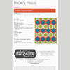Digital Download - Heidi's Hexis Quilt Pattern from Man Sewing