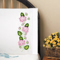 Geraniums Embroidery Pillowcase Set