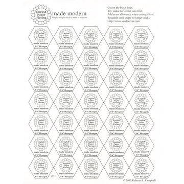 English Paper Piecing Made Modern - 3/4" Hexagons Primary Image
