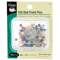 Extra Long Ball Point Pins (100ct) - 1 1/4" (32 mm) Size 20