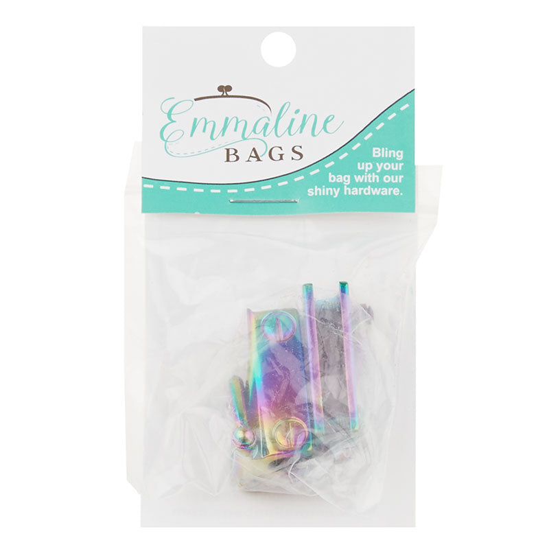 Emmaline Strap Clip with D-Ring - Set of Two Rainbow Alternative View #1