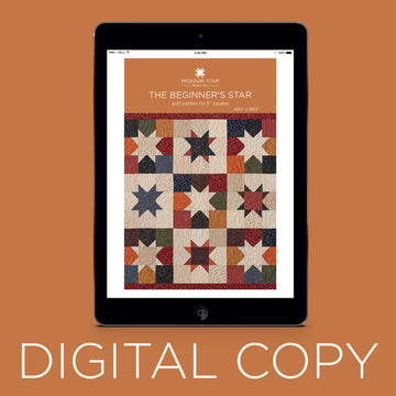 Digital Download - The Beginner's Star Quilt Pattern by Missouri Star Primary Image