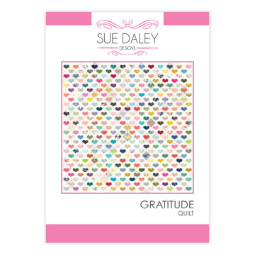 Sue Daley Gratitude Quilt Pattern with Template and Papers Primary Image