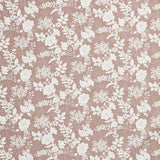 Tranquility (Henry Glass) - Floral Dark Taupe Yardage Primary Image