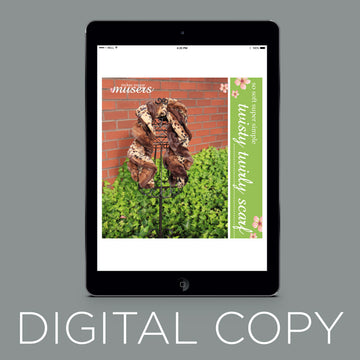 Digital Download - Twisty Twirly Scarf Pattern Primary Image