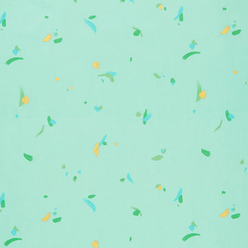 Brushy - Specks Aquamarine Metallic Yardage Primary Image