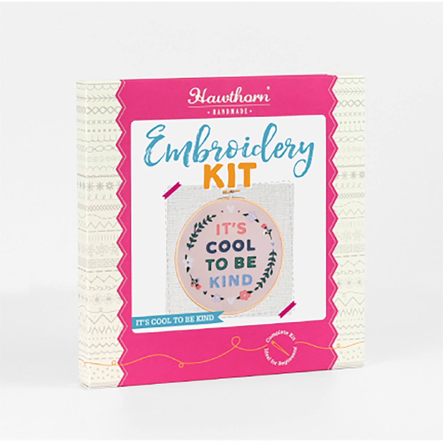 It's Cool To Be Kind Embroidery Kit Alternative View #2