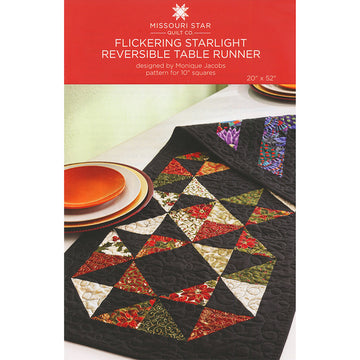 Flickering Starlight Reversible Table Runner Pattern by Missouri Star