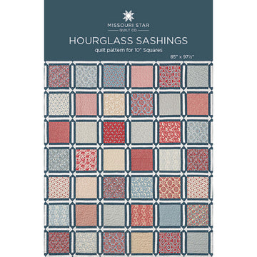Hourglass Sashing Quilt Pattern by Missouri Star