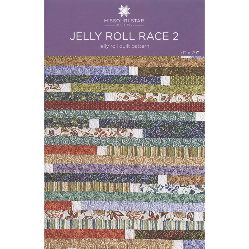 Jelly Roll Race 2 Quilt Pattern by Missouri Star
