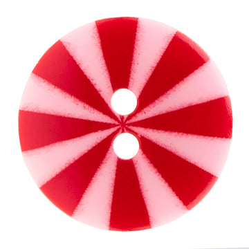 Kaffe Fassett Button - 5/8" Pink & Red Radiate Primary Image