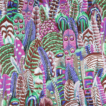 Kaffe Fassett Collective February 2022 - Feathers Contrast Yardage