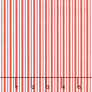 Kimberbell Basics - Mini Awning Stripe Red Yardage