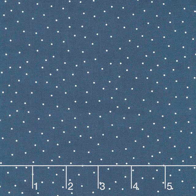 Kimberbell Basics - Tiny Dots Navy Yardage
