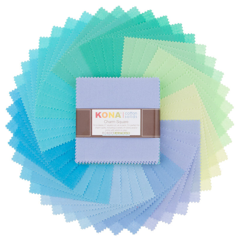 Kona Cotton - Mermaid Shores Palette Charm Pack Primary Image