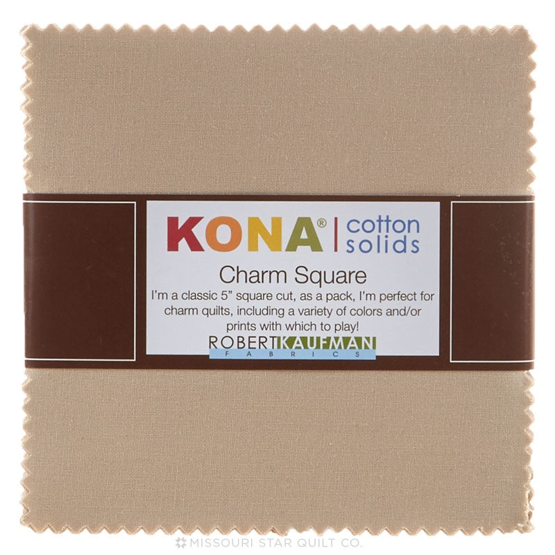 Kona Cotton - Parchment Charm Pack