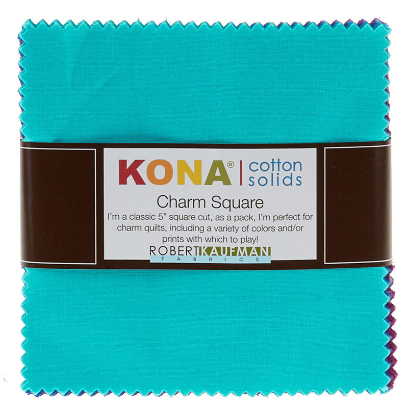 Kona Cotton - Peacock Palette Charm Pack Alternative View #1
