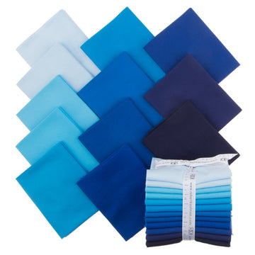 Kona Cotton - Waterfall Palette Fat Quarter Bundle