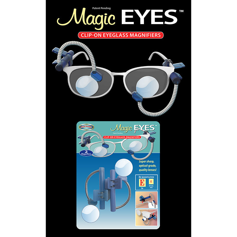 Magic Eyes™ Clip-On Eyeglass Magnifiers Alternative View #2