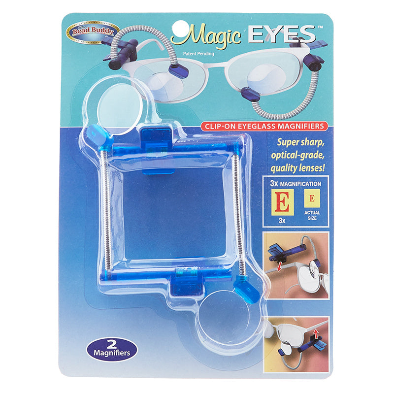 Magic Eyes™ Clip-On Eyeglass Magnifiers Alternative View #1