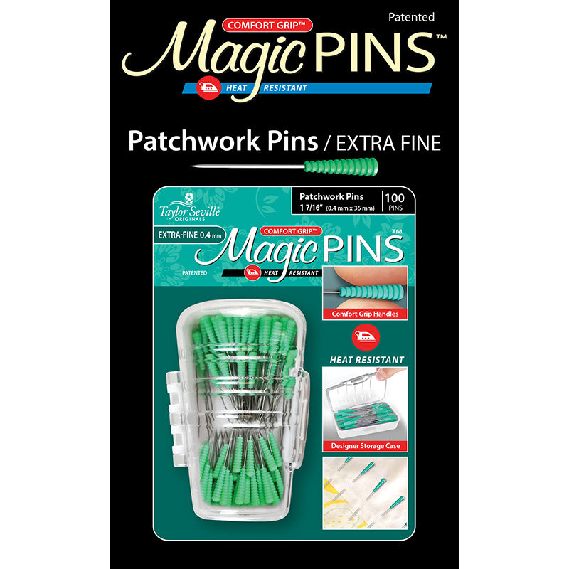 Magic Pins™ Patchwork Extra Fine Pins - 100 count Alternative View #3