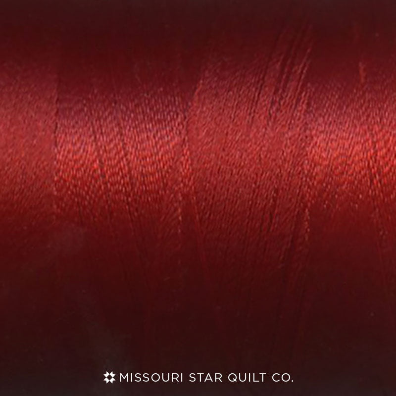 Missouri Star 40 WT Polyester Thread Red