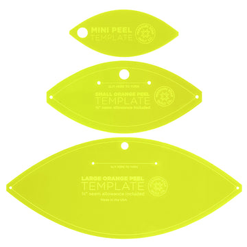 Missouri Star Orange Peel Templates Bundle (3 pcs)