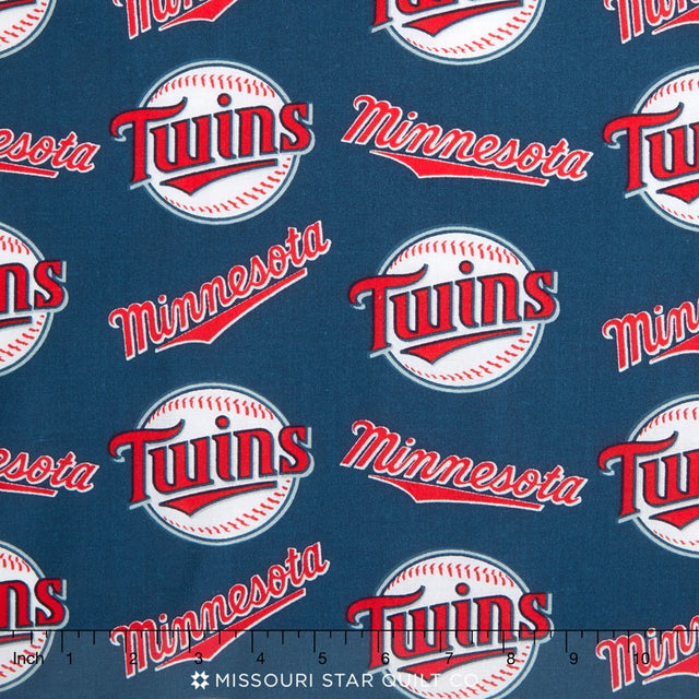 MLB Major League Baseball - Minnesota Twins Allover Yardage