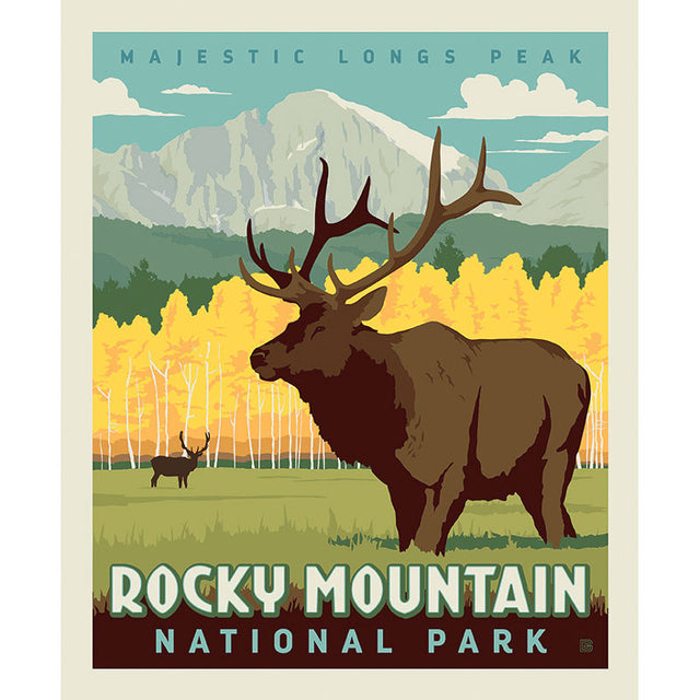 National Parks - Rocky Mountain Poster Panel