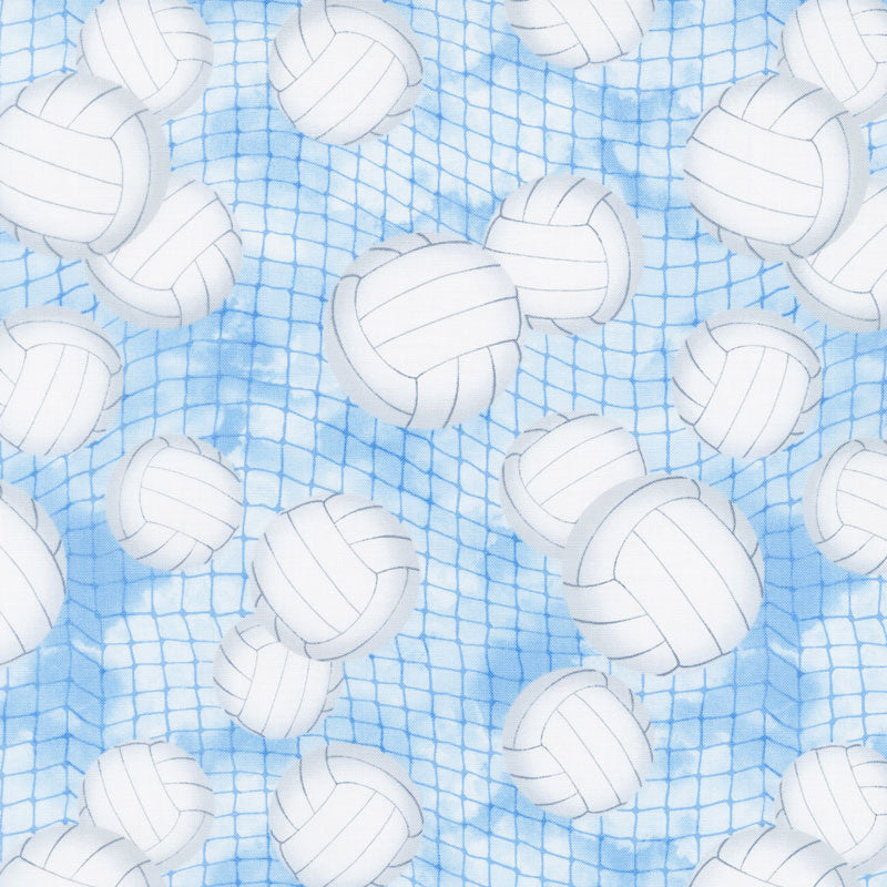 Novelty - Volleyball Blue Yardage