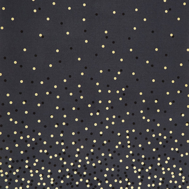 Ombre Confetti Metallic - Soft Black Yardage Primary Image