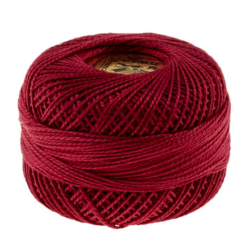 Presencia Perle Cotton Thread Size 8 Very Dark Rose