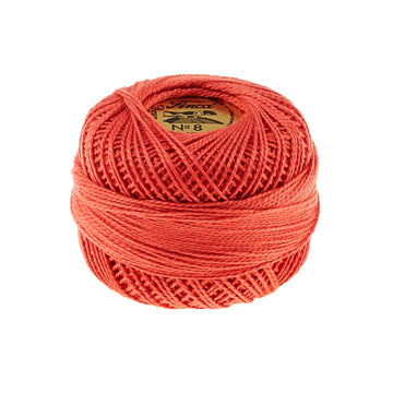 Presencia Perle Cotton Thread Size 8 Coral