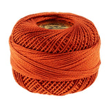 Presencia Perle Cotton Thread Size 8 Red Copper