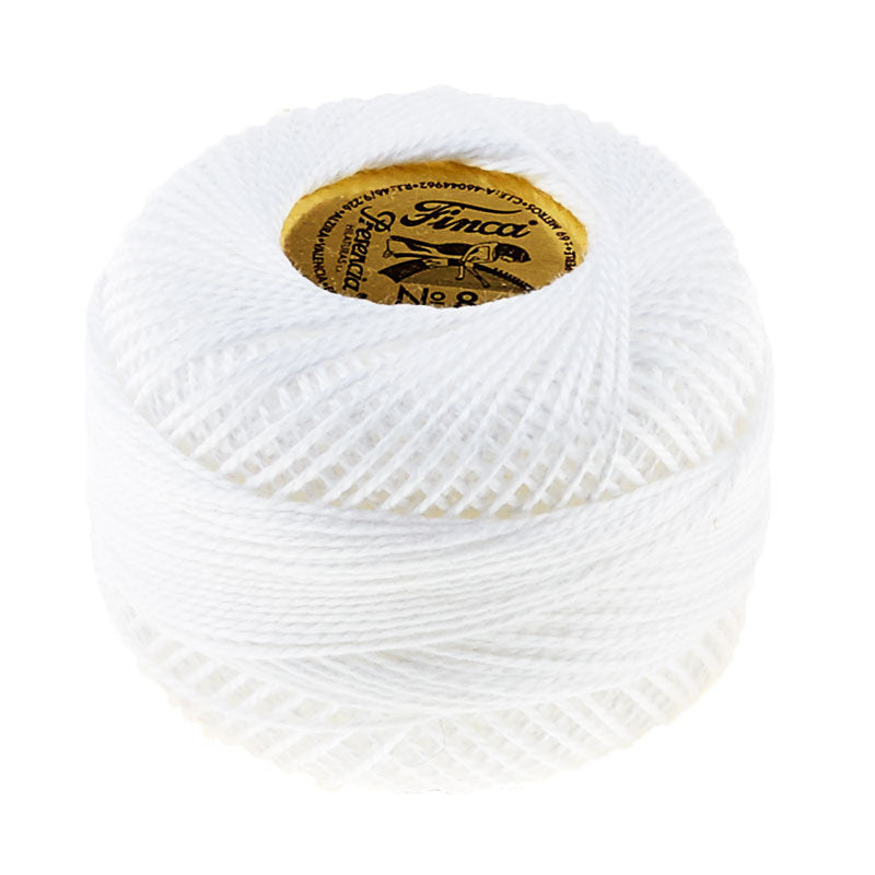 Presencia Perle Cotton Thread Size 8 Soft White